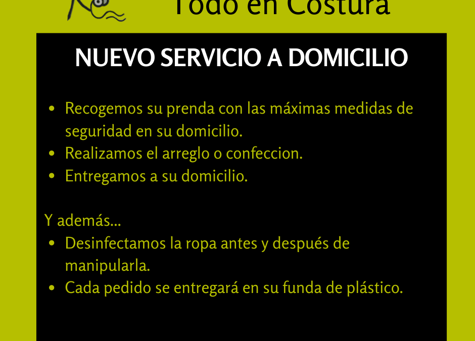 Nuevo servico de arreglos a domicilio