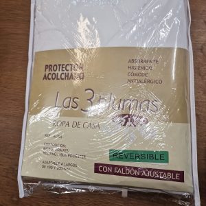 Protector Acolchado Reversible 3 Plumas